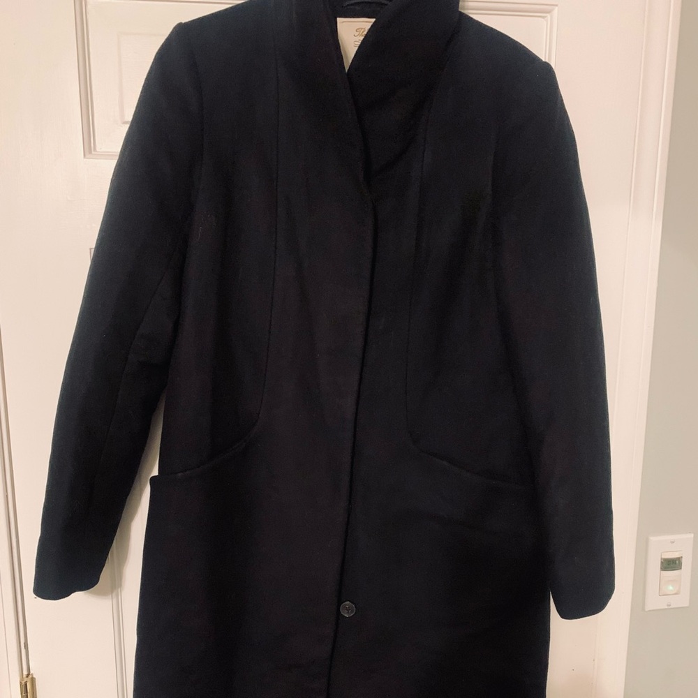 Wilfred Black cocoon Coat